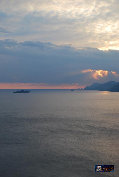 tramonto sulla via del ritorno.JPG
